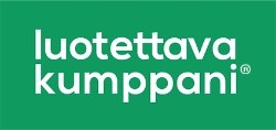 luotettava kumppani vihreä logo
